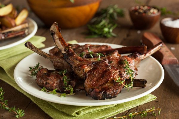 brandy marinated lamb chops