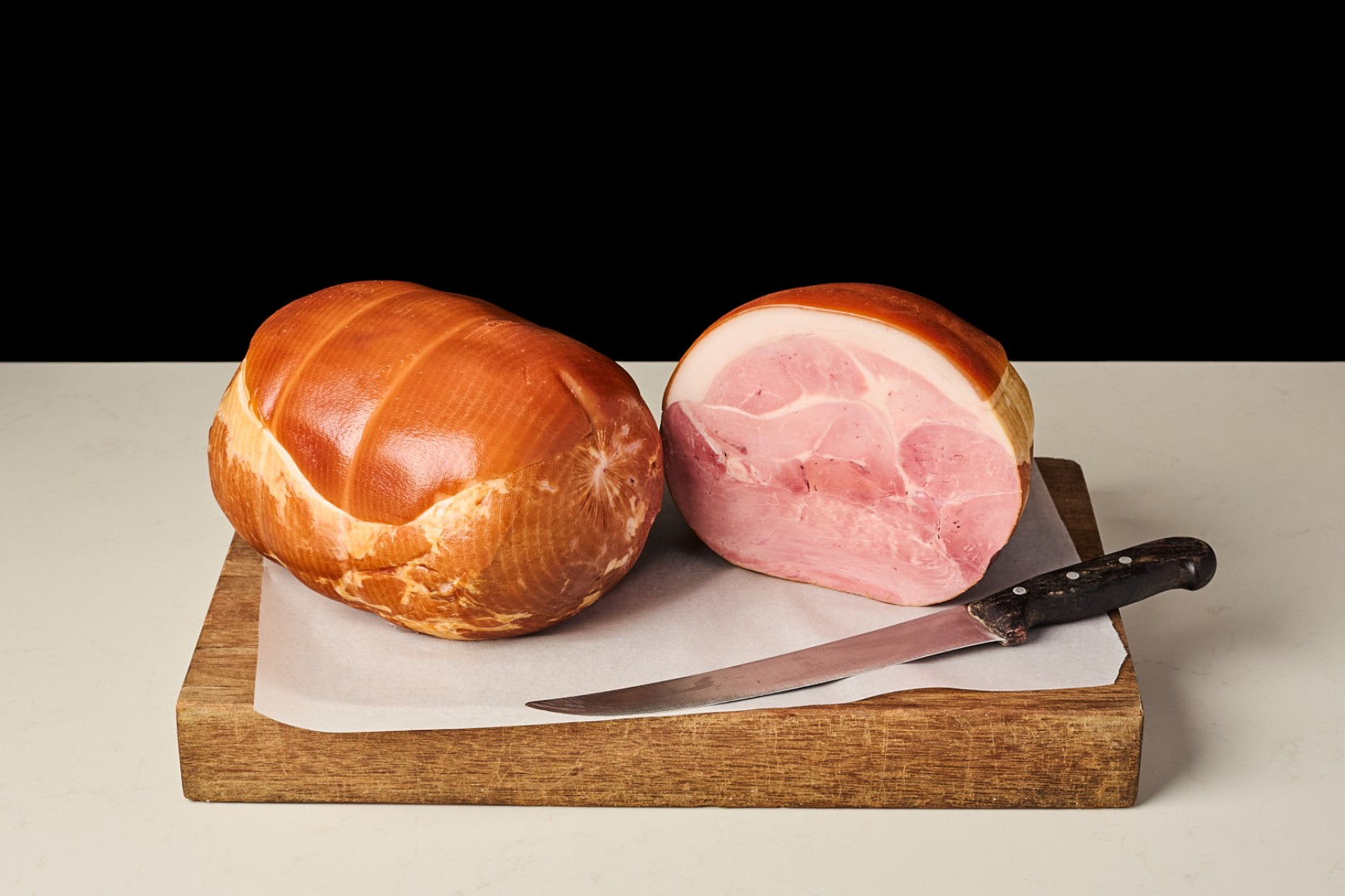 McLoughlin Butchers boneless free range leg ham